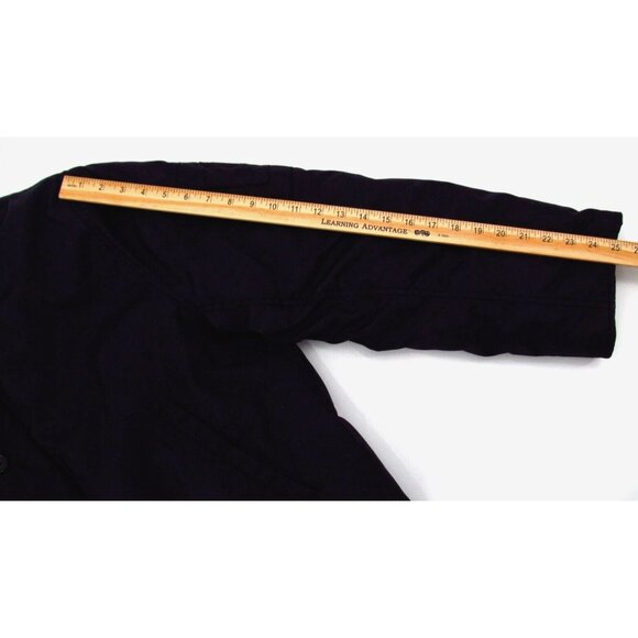 Vtg 90s LL Cool J Bomber Jacket Mens Large Black Quilt Lined Nylon Heavyweight - Picture 14 of 15